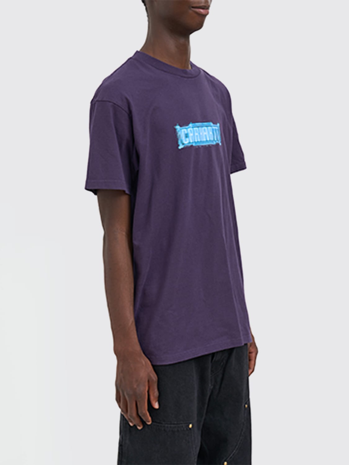 CARHARTT WIP T-SHIRT: T-shirt men Carhartt Wip, Violet - Img 3