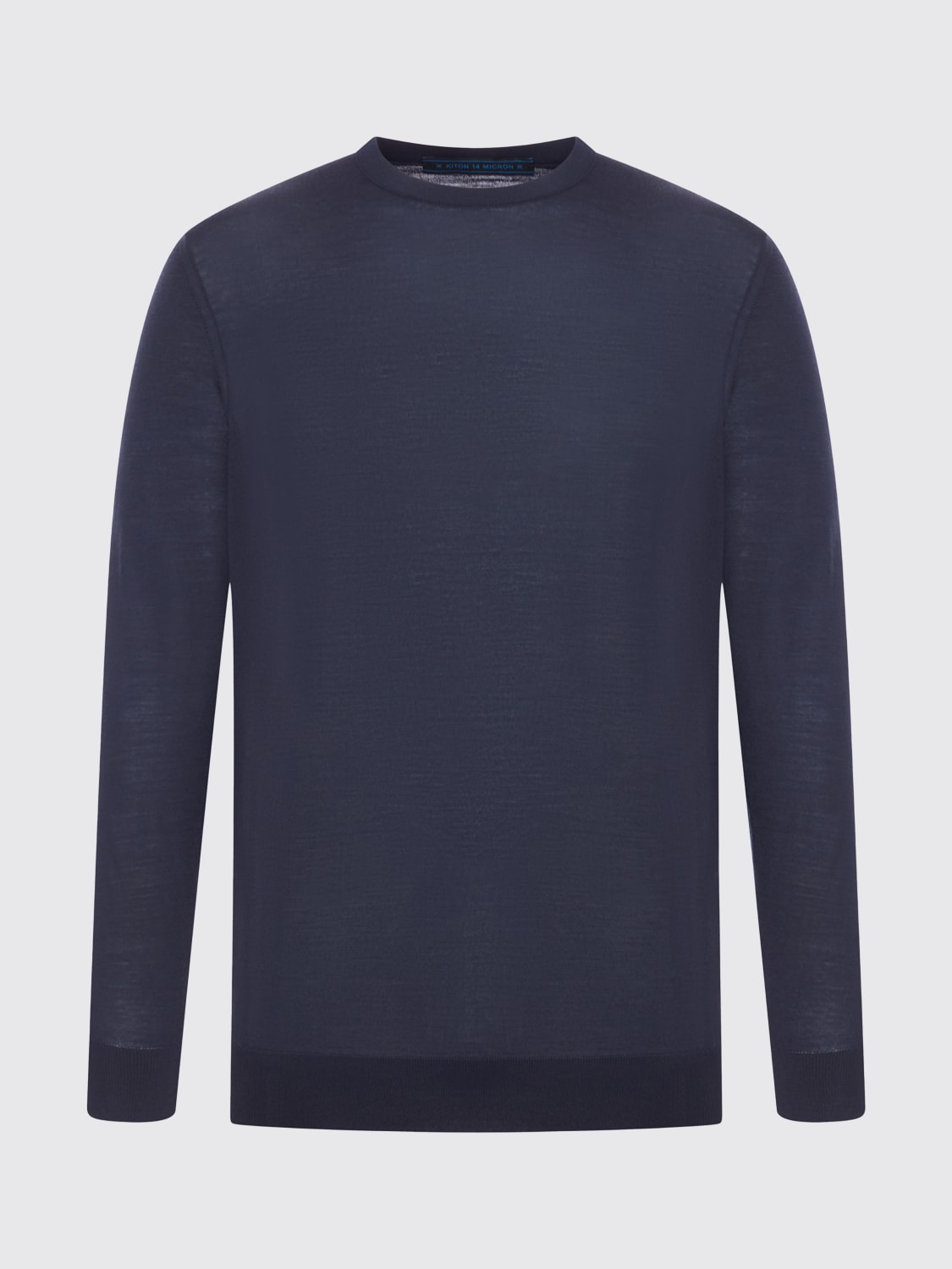 KITON PULLOVER: Pullover herren Kiton, Blau - Img 1