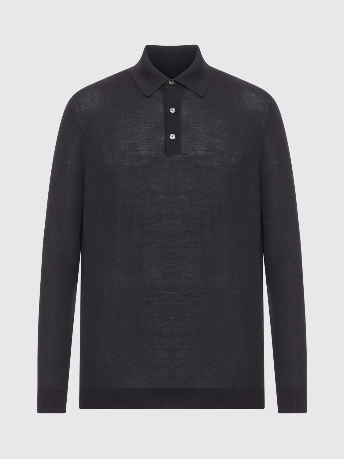 KITON POLO SHIRT: Polo shirt men Kiton, Black - Img 1