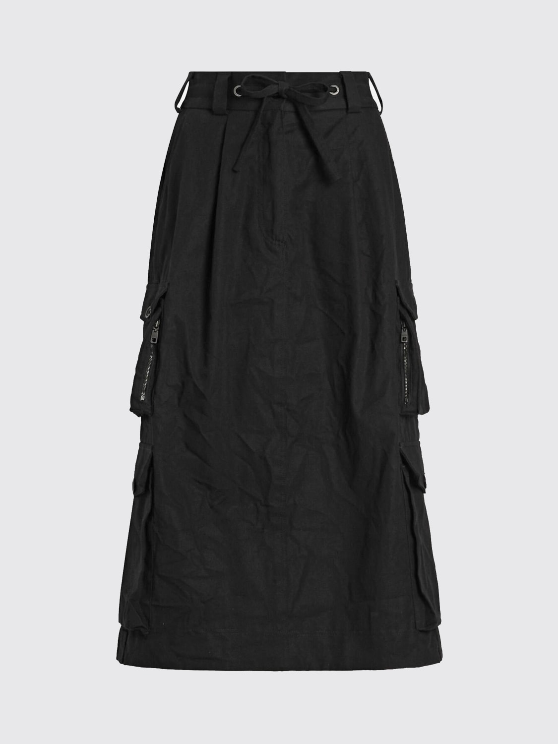 DOLCE & GABBANA GONNA: Gonna cargo Dolce & Gabbana in cotone , Nero - Img 1