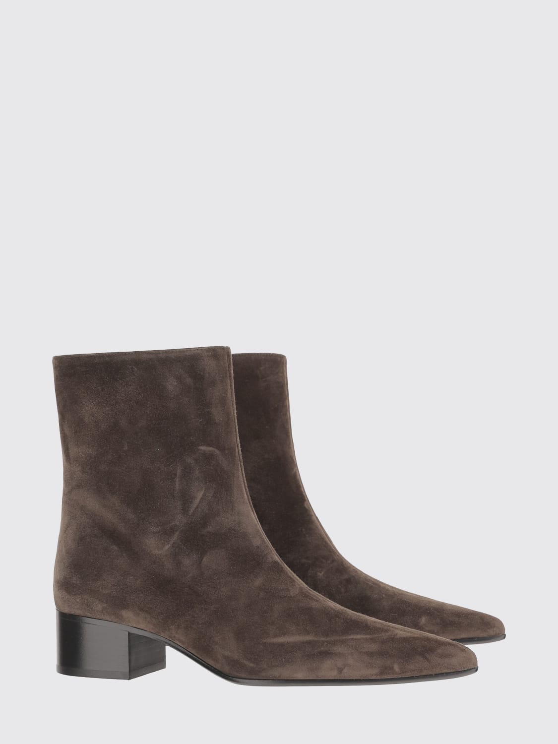 KHAITE BOOTS: Shoes woman Khaite, Brown - Img 2