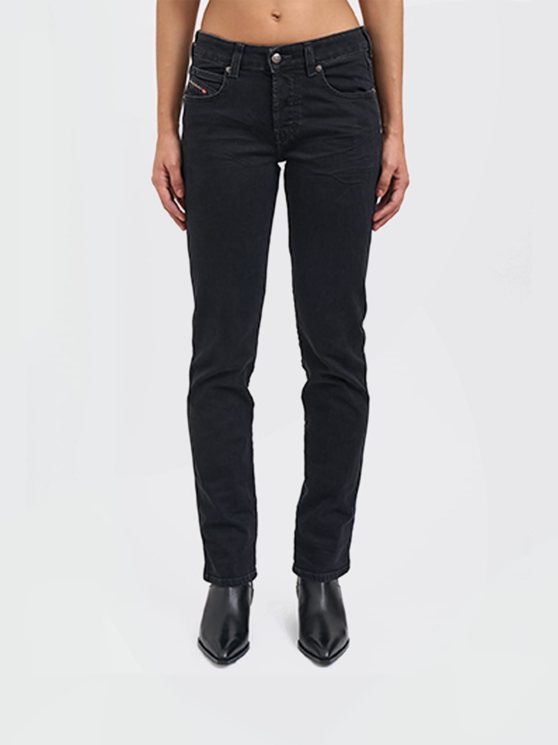 DIESEL JEANS: Jeans woman Diesel, Black - Img 1