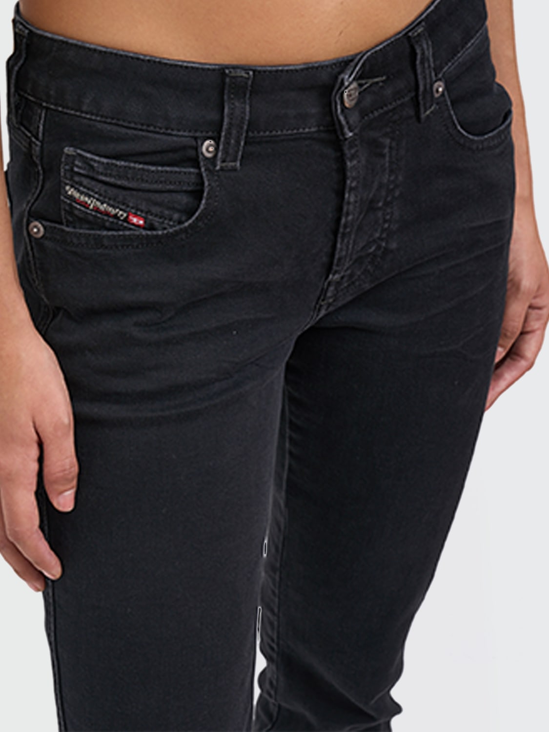 DIESEL JEANS: Jeans woman Diesel, Black - Img 4