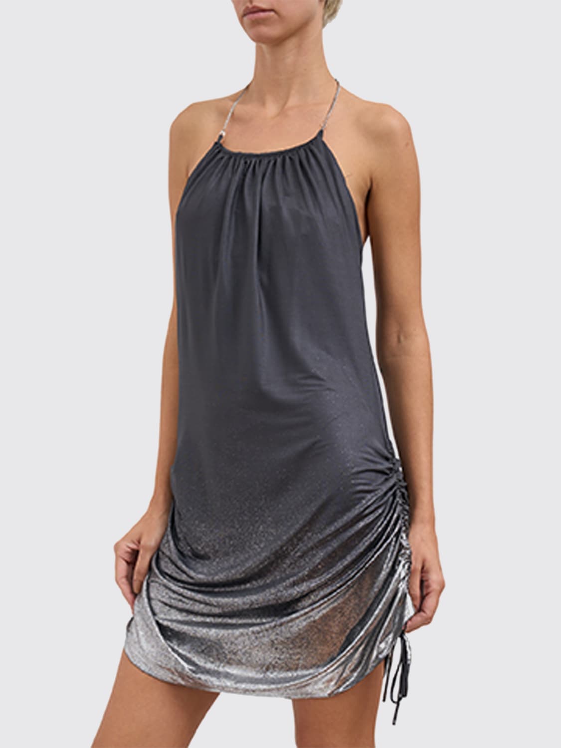 DIESEL DRESS: Dress woman Diesel, Silver - Img 4