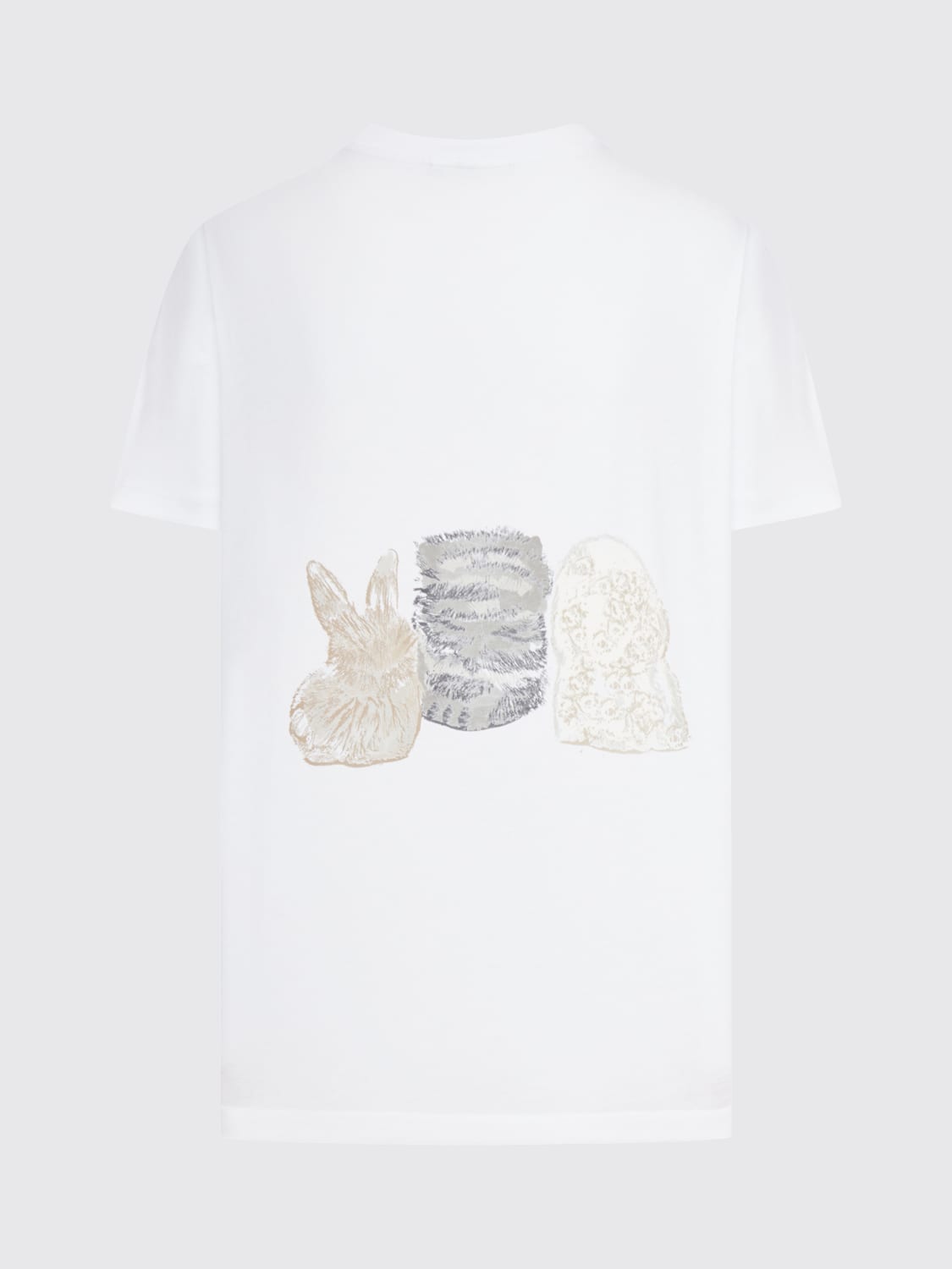 GANNI T-SHIRT: T-shirt woman Ganni, White - Img 2