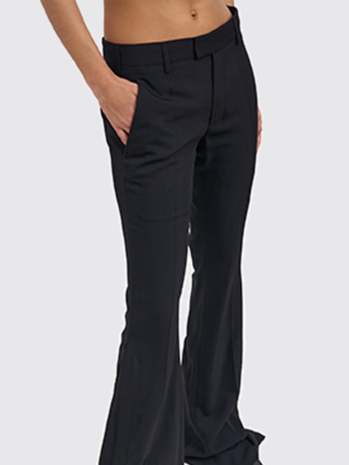 ANN DEMEULEMEESTER PANTALON: Pantalon femme Ann Demeulemeester, Noir - Img 4