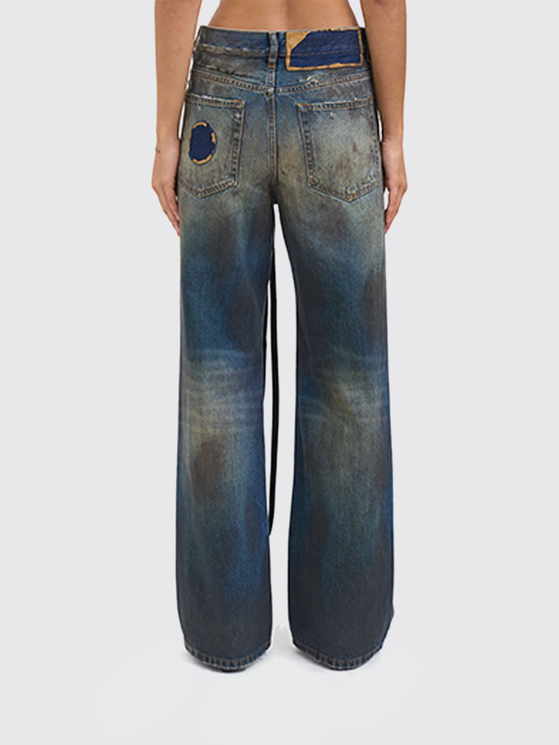 ANN DEMEULEMEESTER JEANS: Pants woman Ann Demeulemeester, Gnawed Blue - Img 2