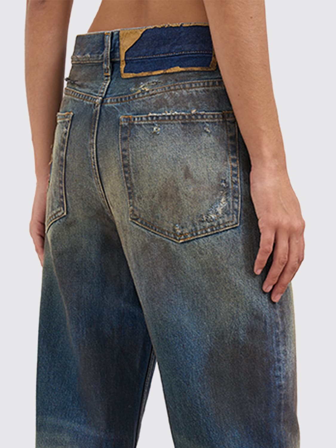 ANN DEMEULEMEESTER JEANS: Pants woman Ann Demeulemeester, Gnawed Blue - Img 4