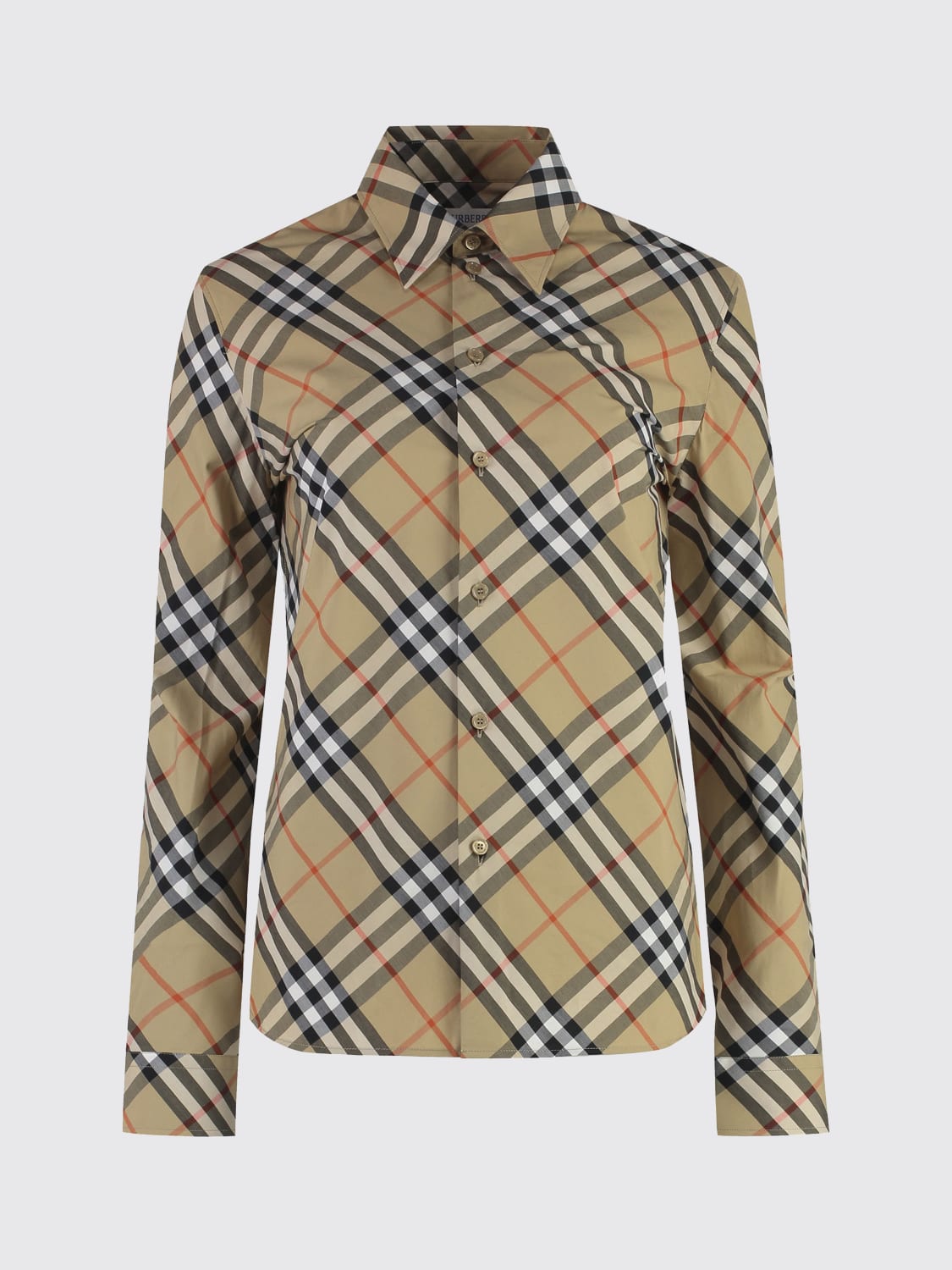 BURBERRY SHIRT: Shorts woman Burberry, Red - Img 1