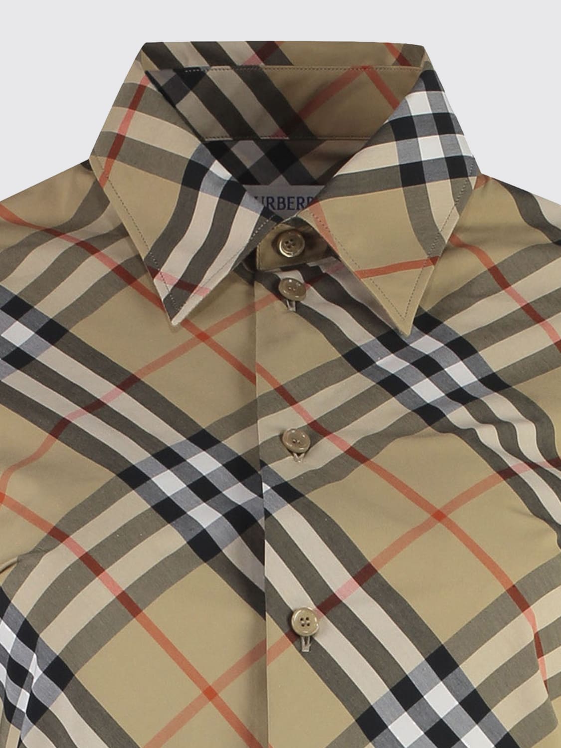 BURBERRY SHIRT: Shorts woman Burberry, Red - Img 3