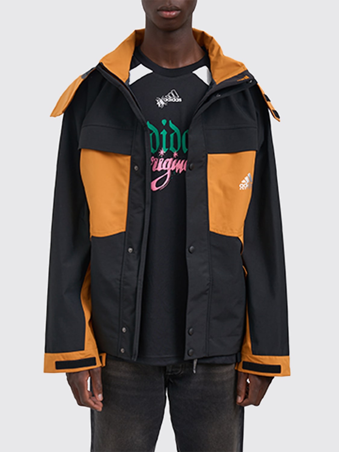 ADIDAS ORIGINALS JACKET: Jacket men Adidas Originals, Yellow - Img 4