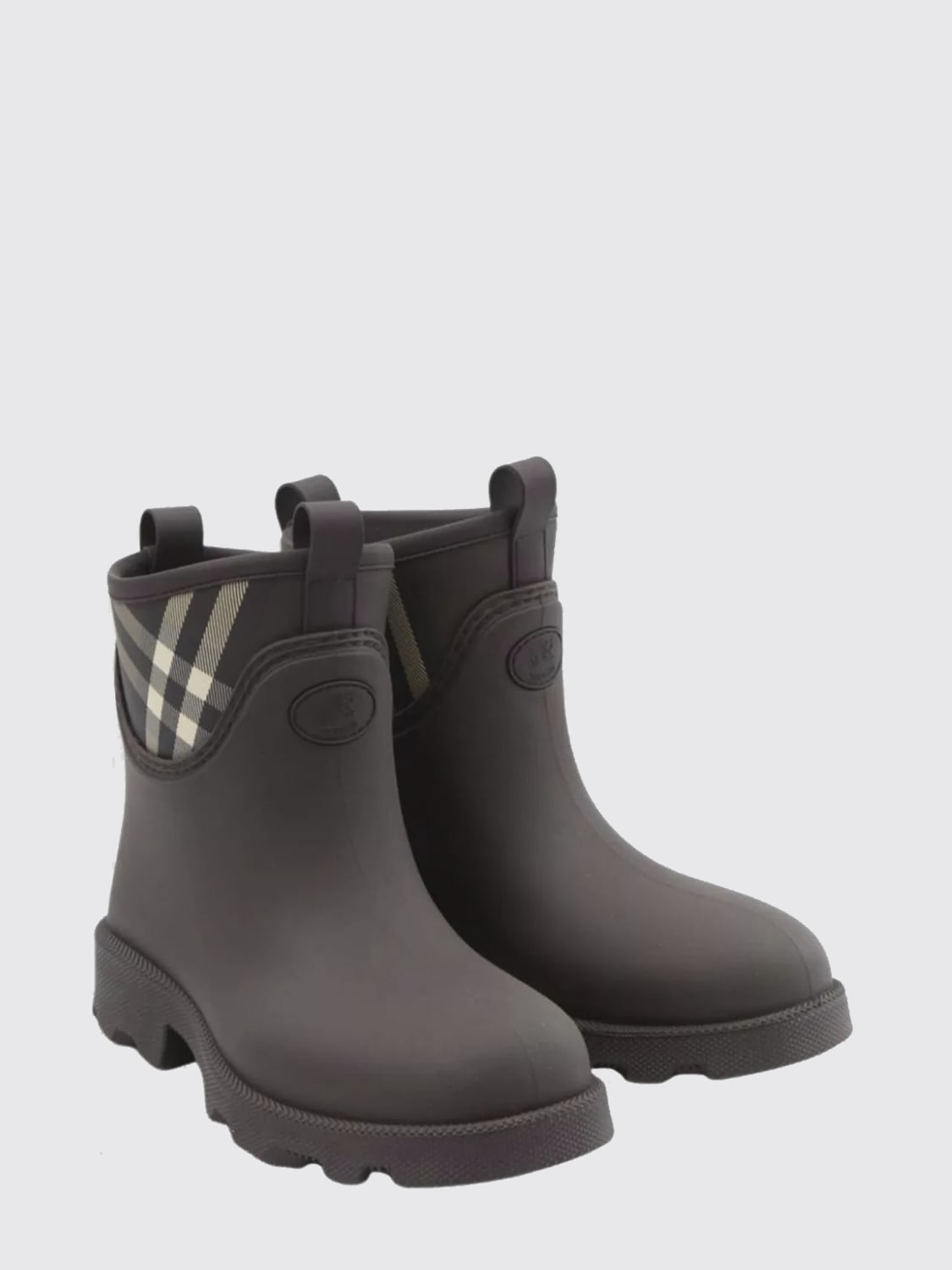 BURBERRY BOOTS: Shoes woman Burberry, Grey - Img 2