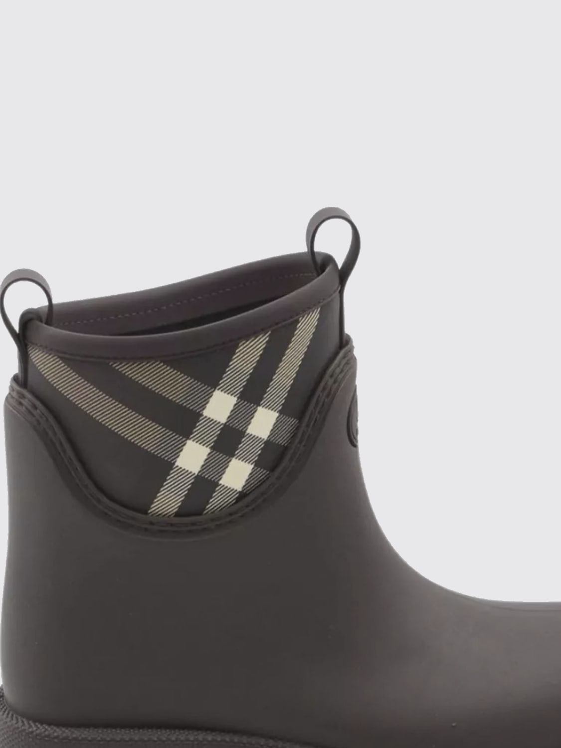 BURBERRY BOOTS: Shoes woman Burberry, Grey - Img 4