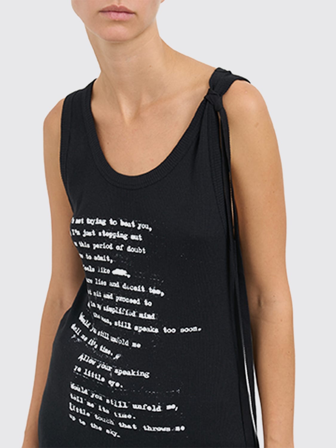 ANN DEMEULEMEESTER TOP: Top mujer Ann Demeulemeester, Negro - Img 4