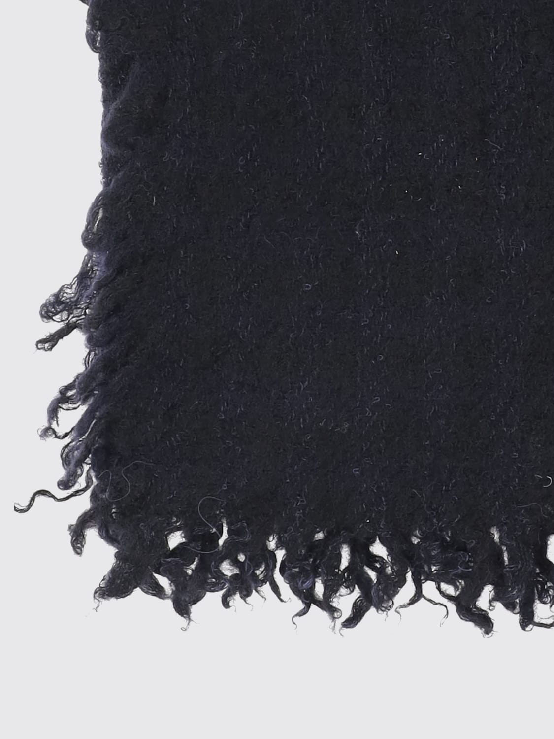 FALIERO SARTI SCIARPA: Sciarpa Faliero Sarti in misto cashmere con stampata a quadretti , Nero - Img 3