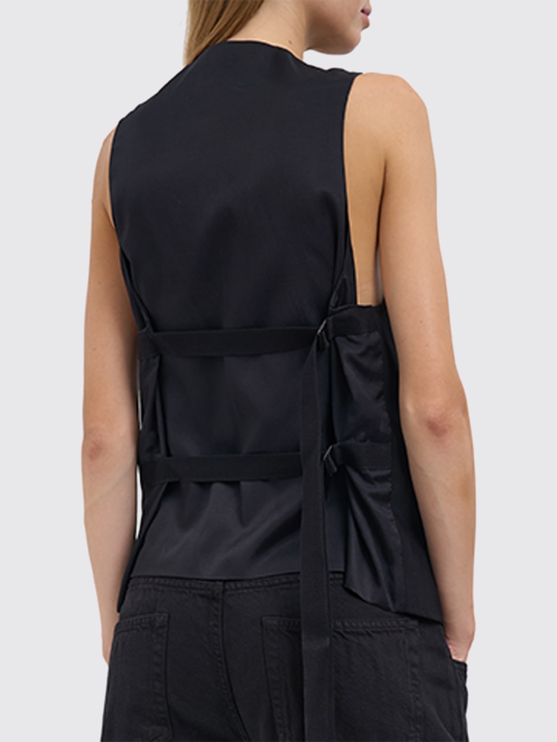 ANN DEMEULEMEESTER WESTE: Weste herren Ann Demeulemeester, Schwarz - Img 4