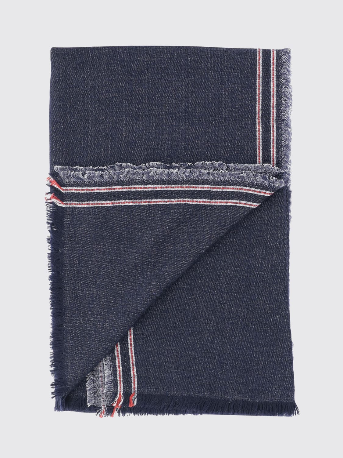 FALIERO SARTI SCARF: Scarf men Faliero Sarti, Blue - Img 2