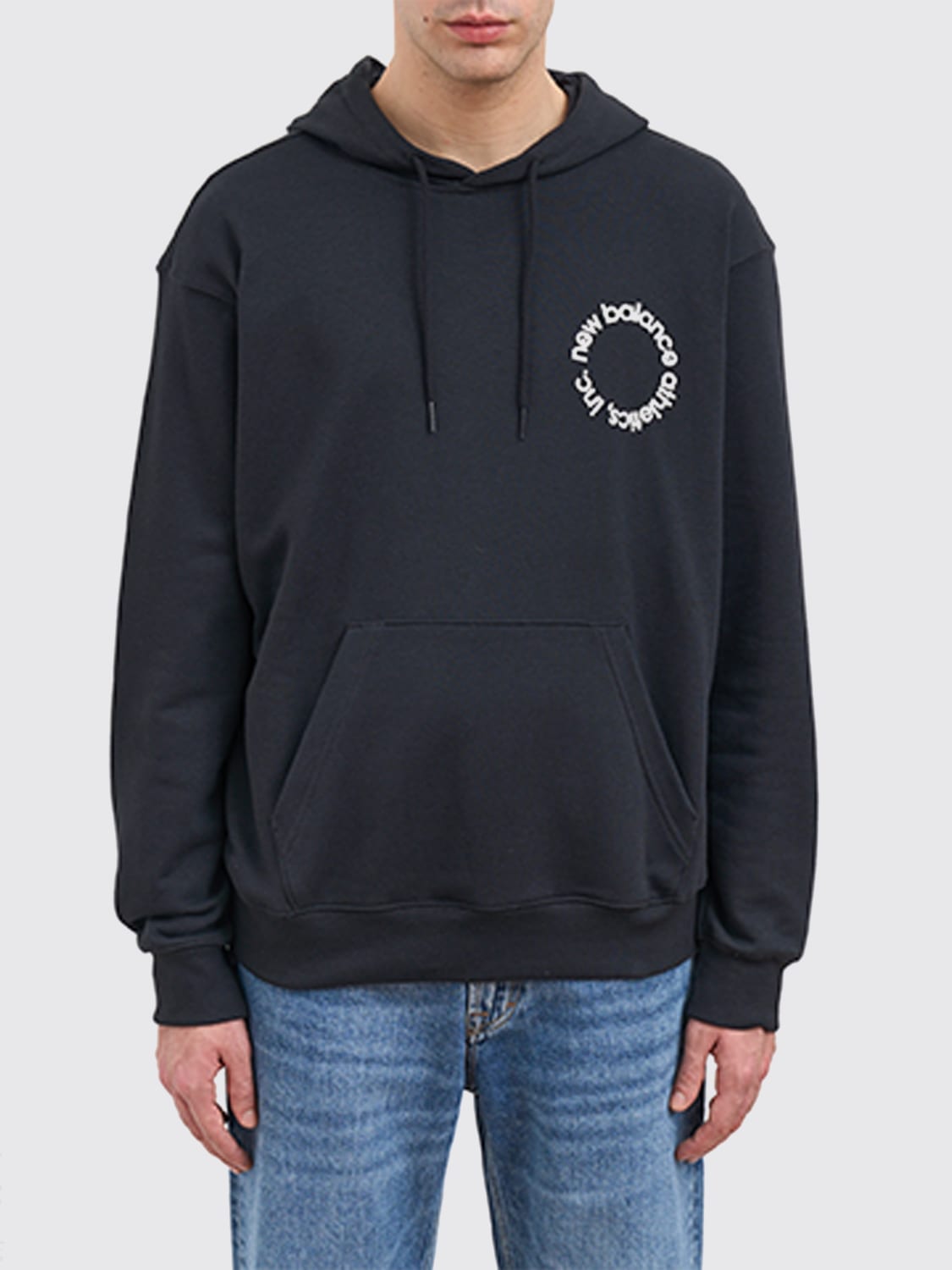 NEW BALANCE SWEATSHIRT: Sweatshirt herren New Balance, Schwarz - Img 1