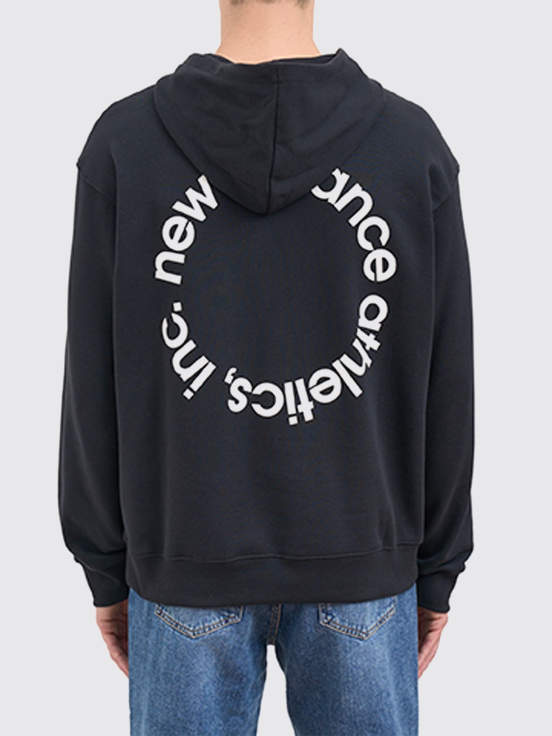 NEW BALANCE SWEATSHIRT: Sweatshirt herren New Balance, Schwarz - Img 2