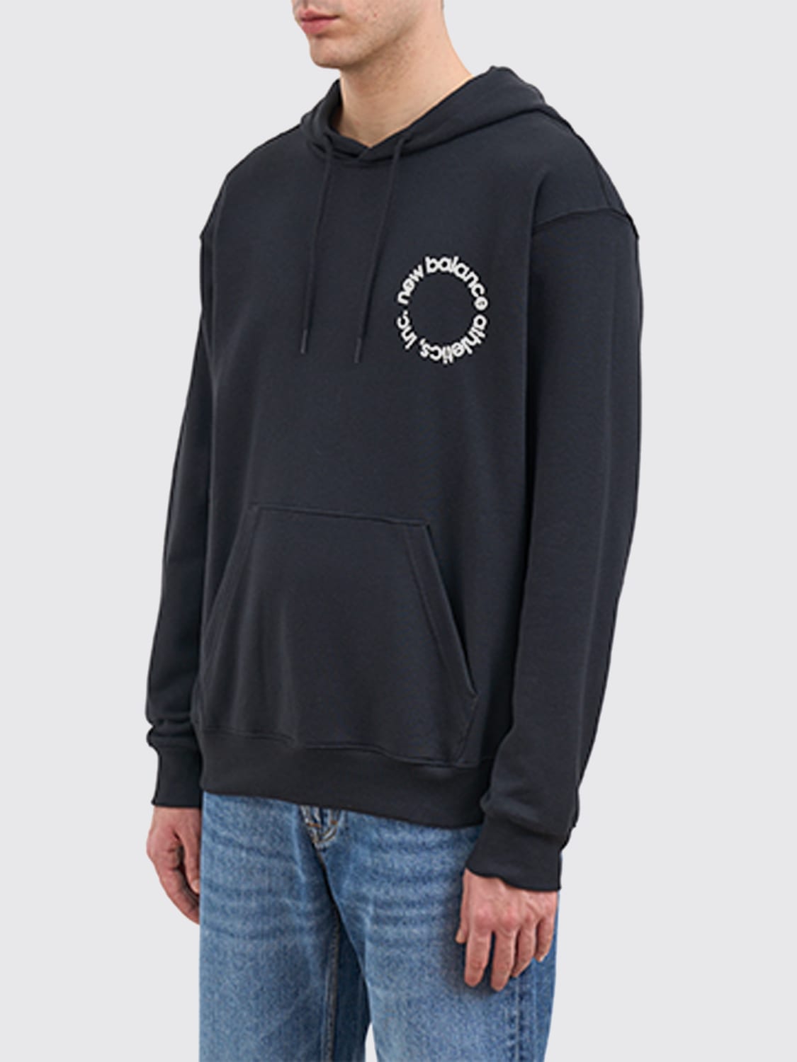 NEW BALANCE SWEATSHIRT: Sweatshirt herren New Balance, Schwarz - Img 3