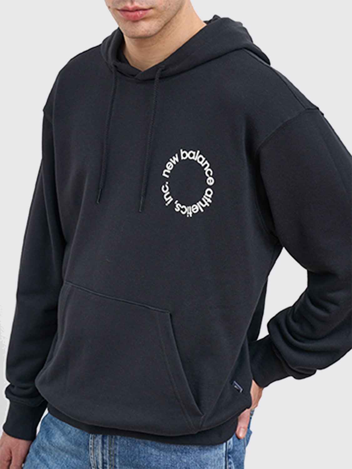 NEW BALANCE SWEATSHIRT: Sweatshirt herren New Balance, Schwarz - Img 4