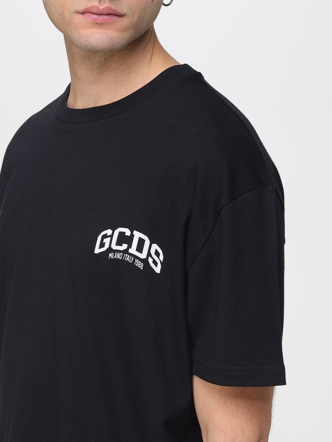 GCDS CAMISETA: Camiseta hombre GCDS, Negro - Img 3