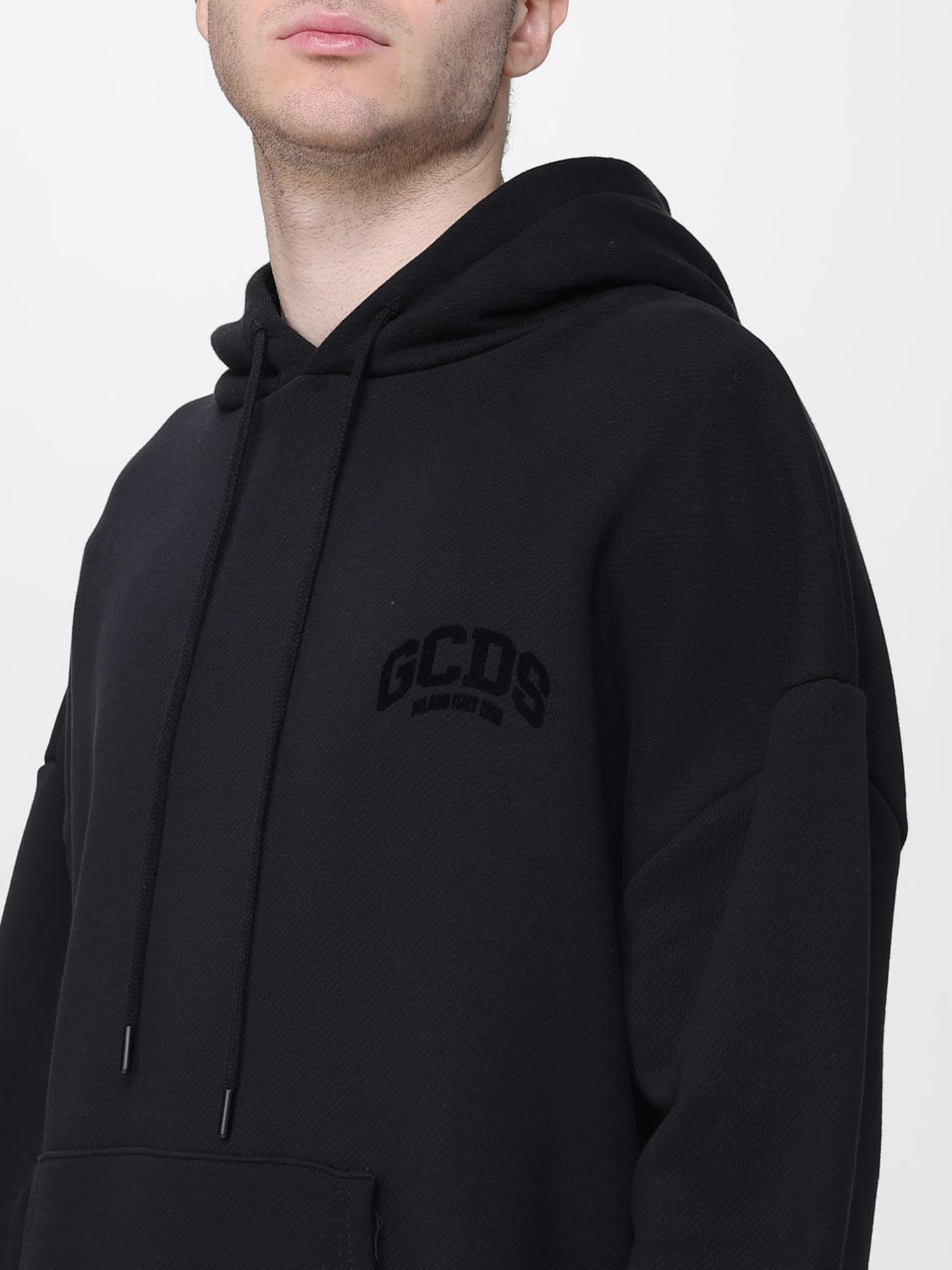 GCDS ТОЛСТОВКА: Свитер Мужское GCDS, Черный - Img 3