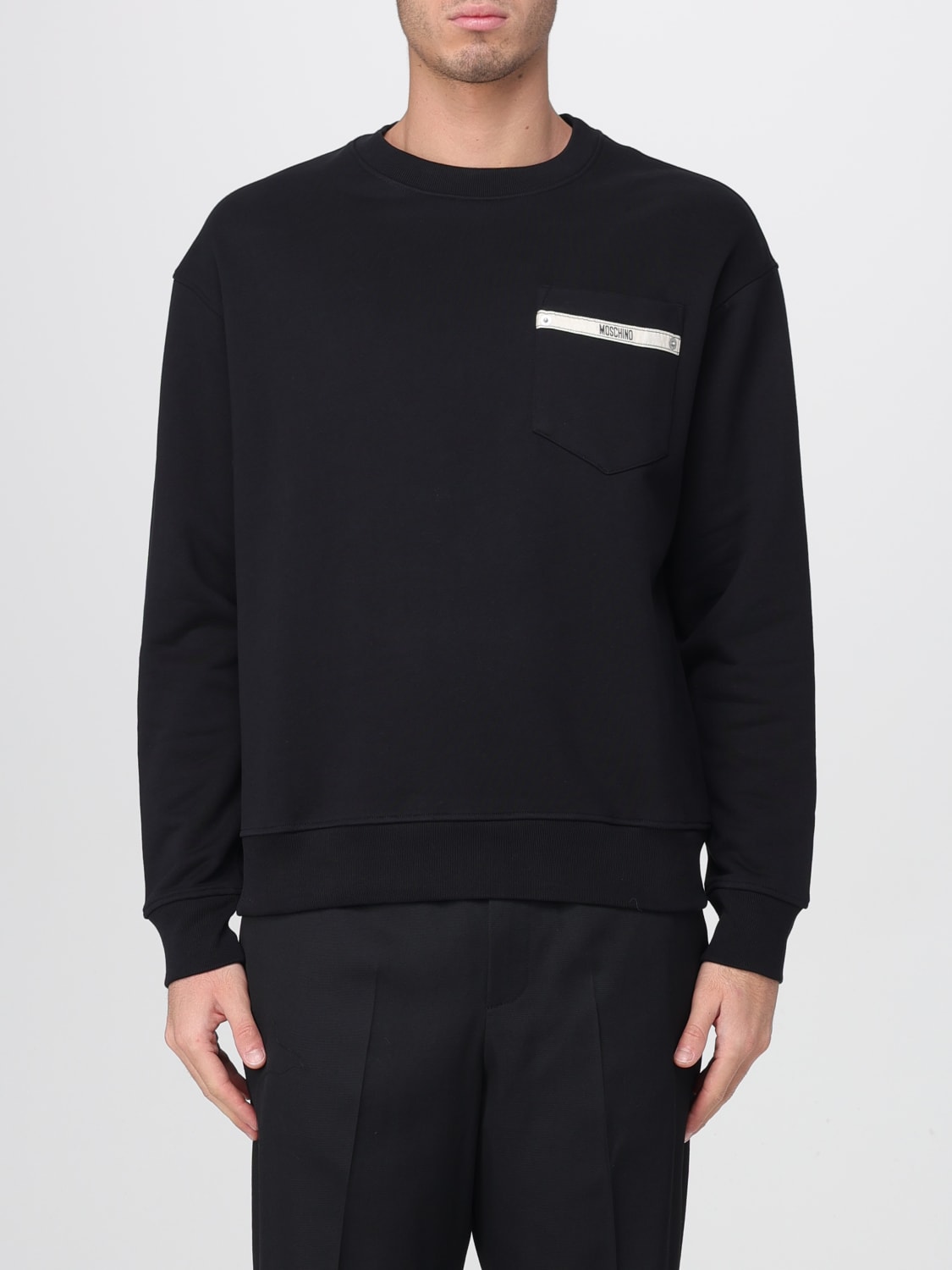MOSCHINO COUTURE SWEATER: Sweater men Moschino Couture, Black - Img 1