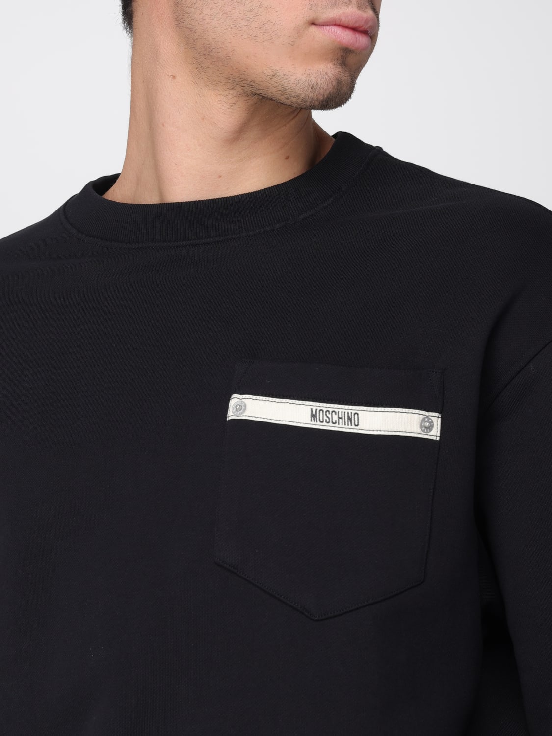 MOSCHINO COUTURE SWEATER: Sweater men Moschino Couture, Black - Img 3