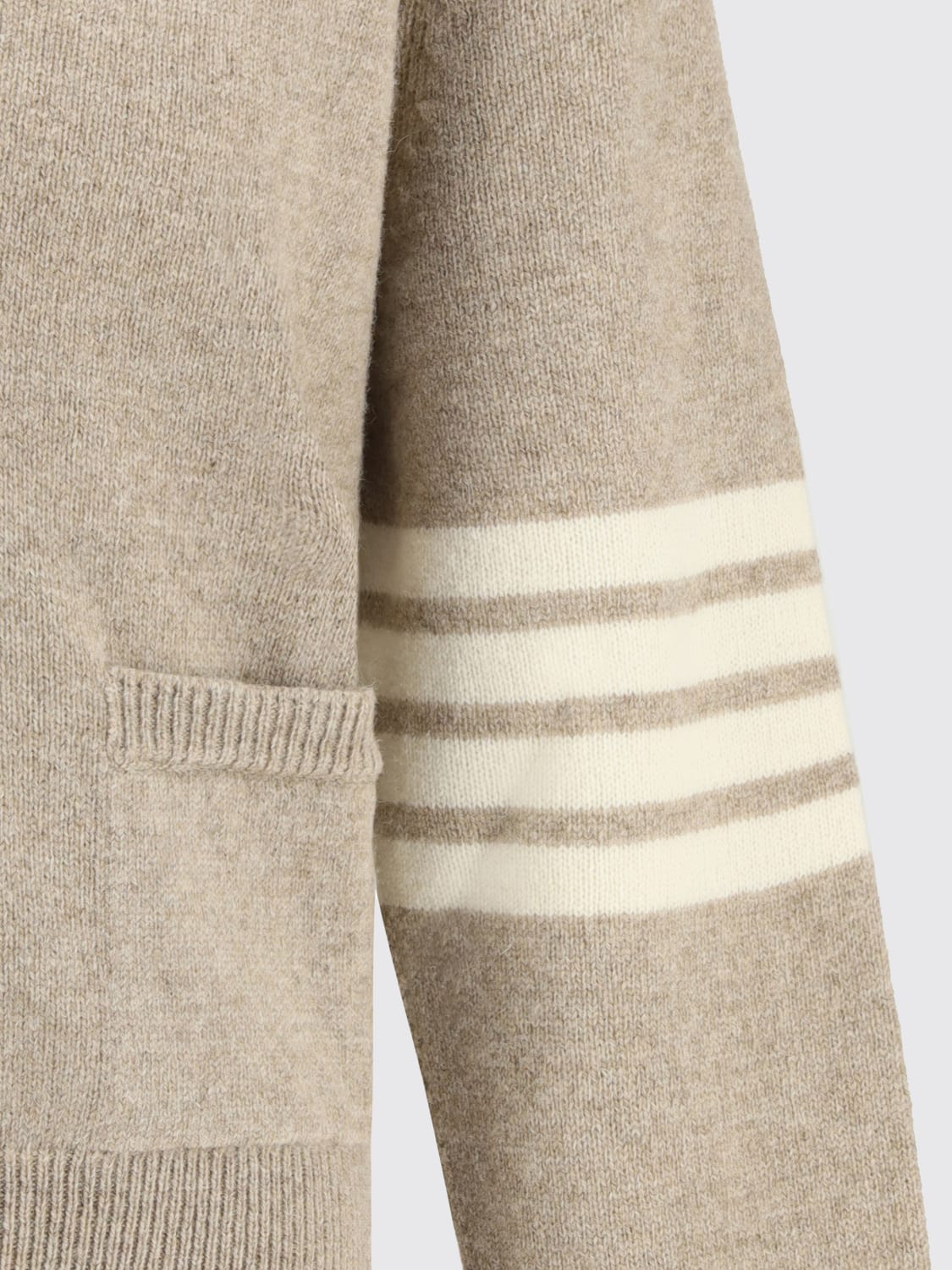 THOM BROWNE SWEATER: Sweater men Thom Browne, Kaki - Img 3