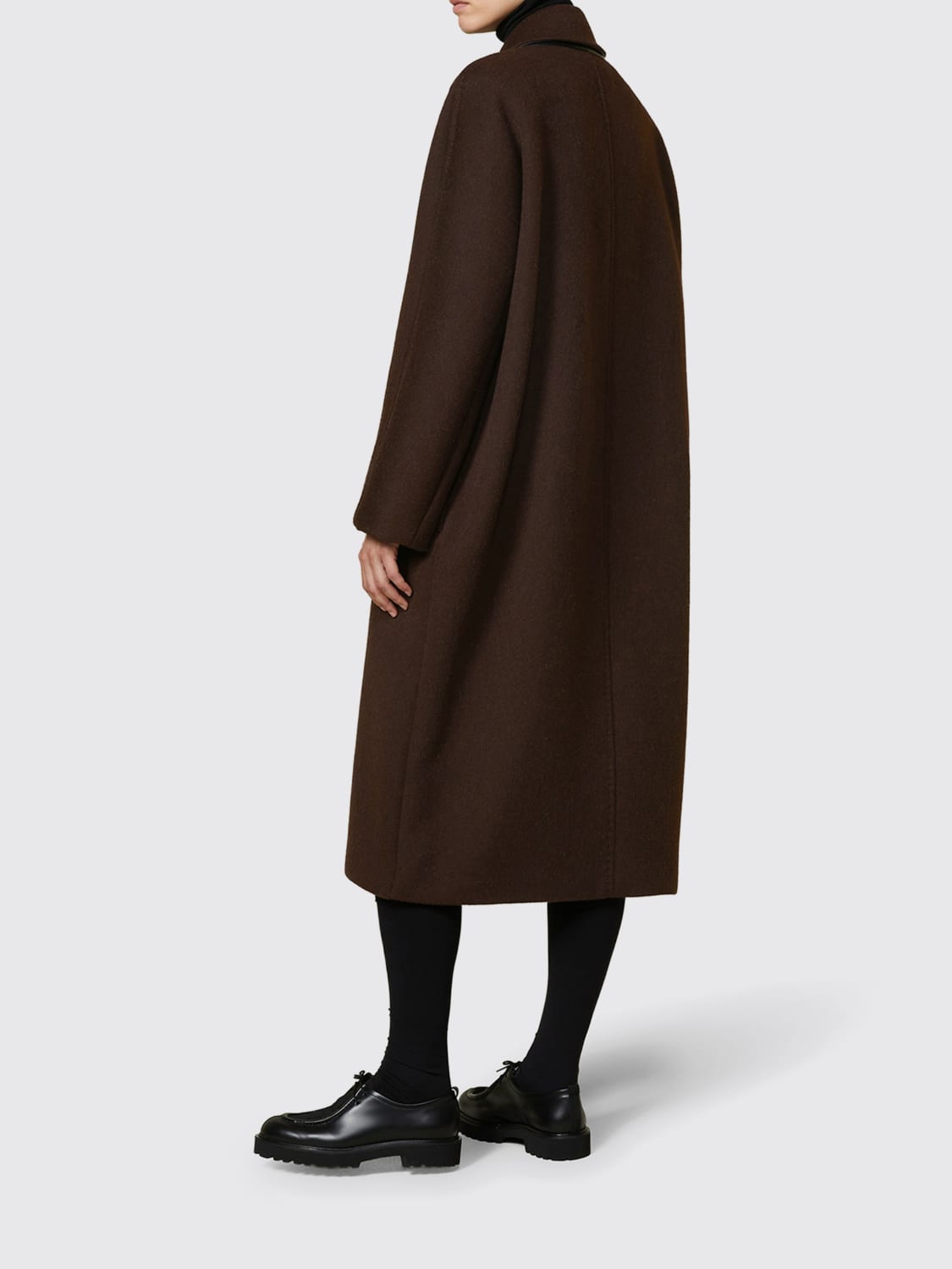 MAX MARA ATELIER COAT: Coat woman Max Mara Atelier, Brown - Img 3