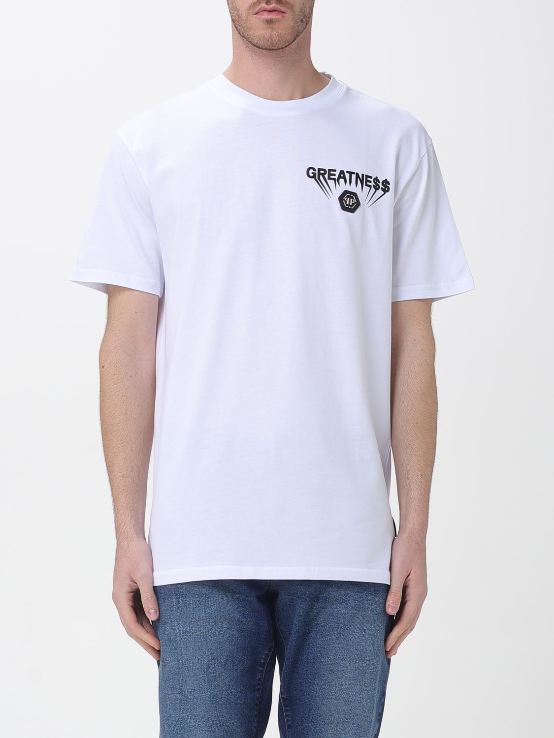 PHILIPP PLEIN T-SHIRT: T-shirt men Philipp Plein, White - Img 1