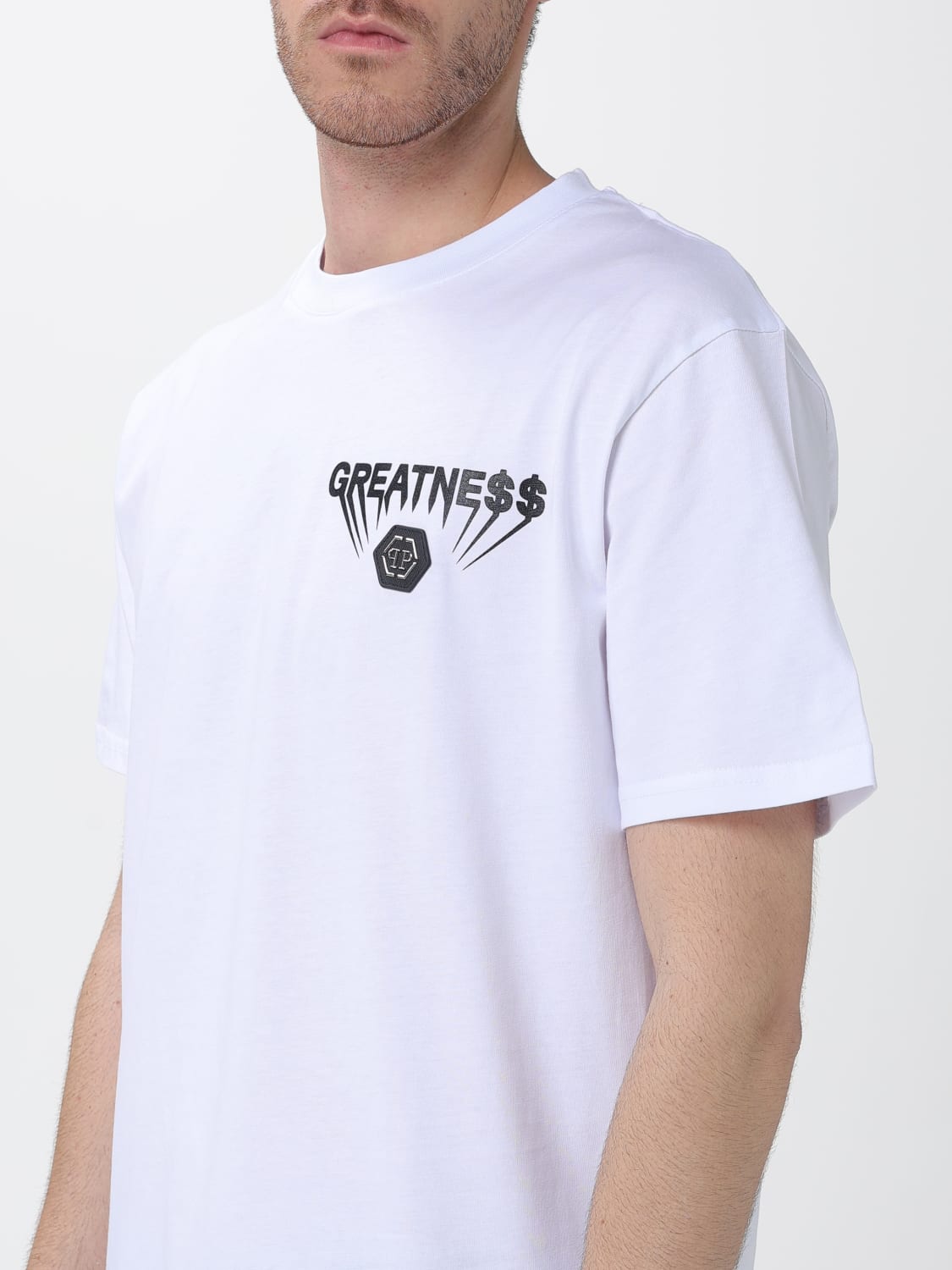 PHILIPP PLEIN T-SHIRT: T-shirt men Philipp Plein, White - Img 3
