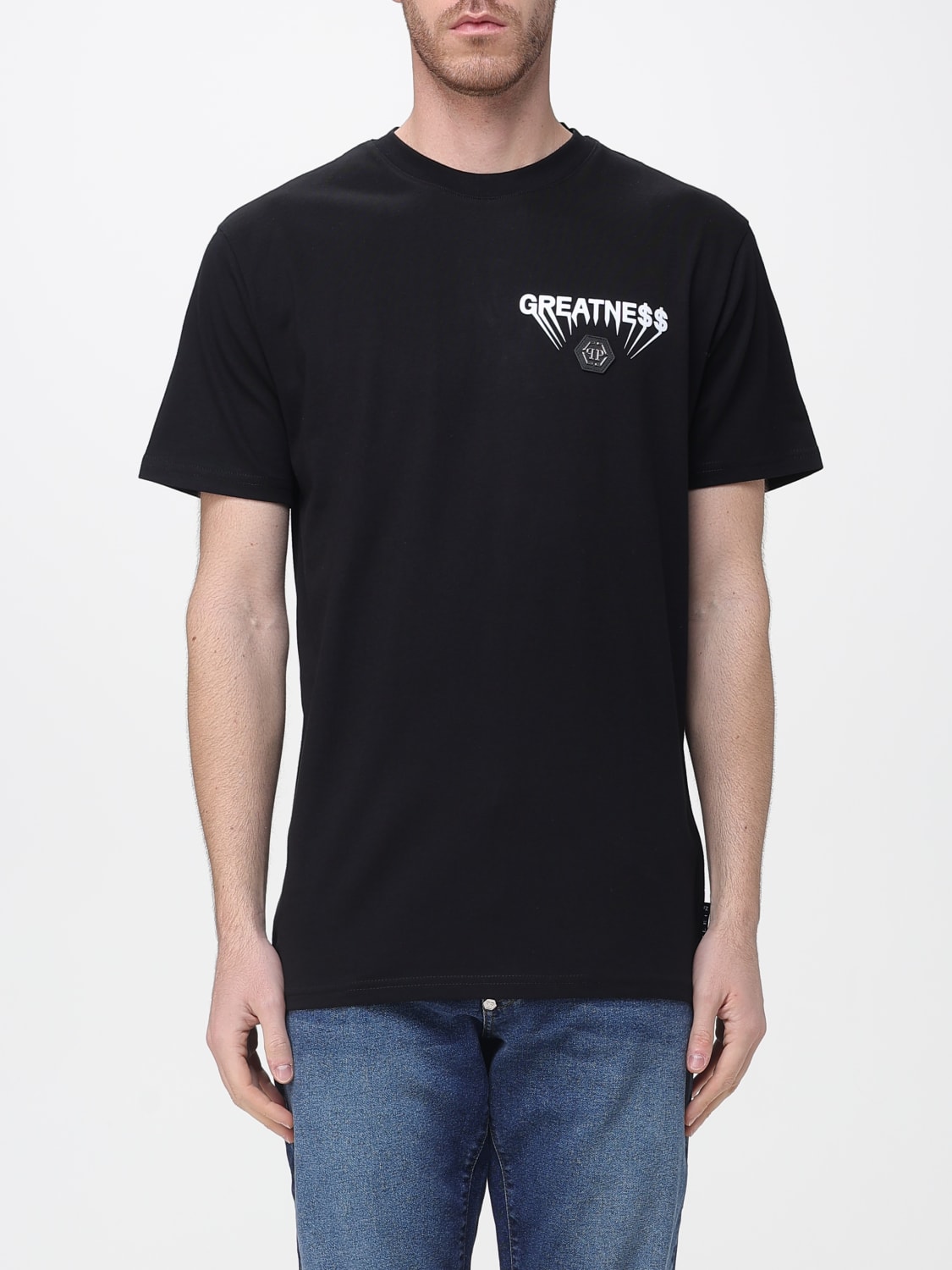PHILIPP PLEIN CAMISETA: Camiseta hombre Philipp Plein, Negro 1 - Img 1