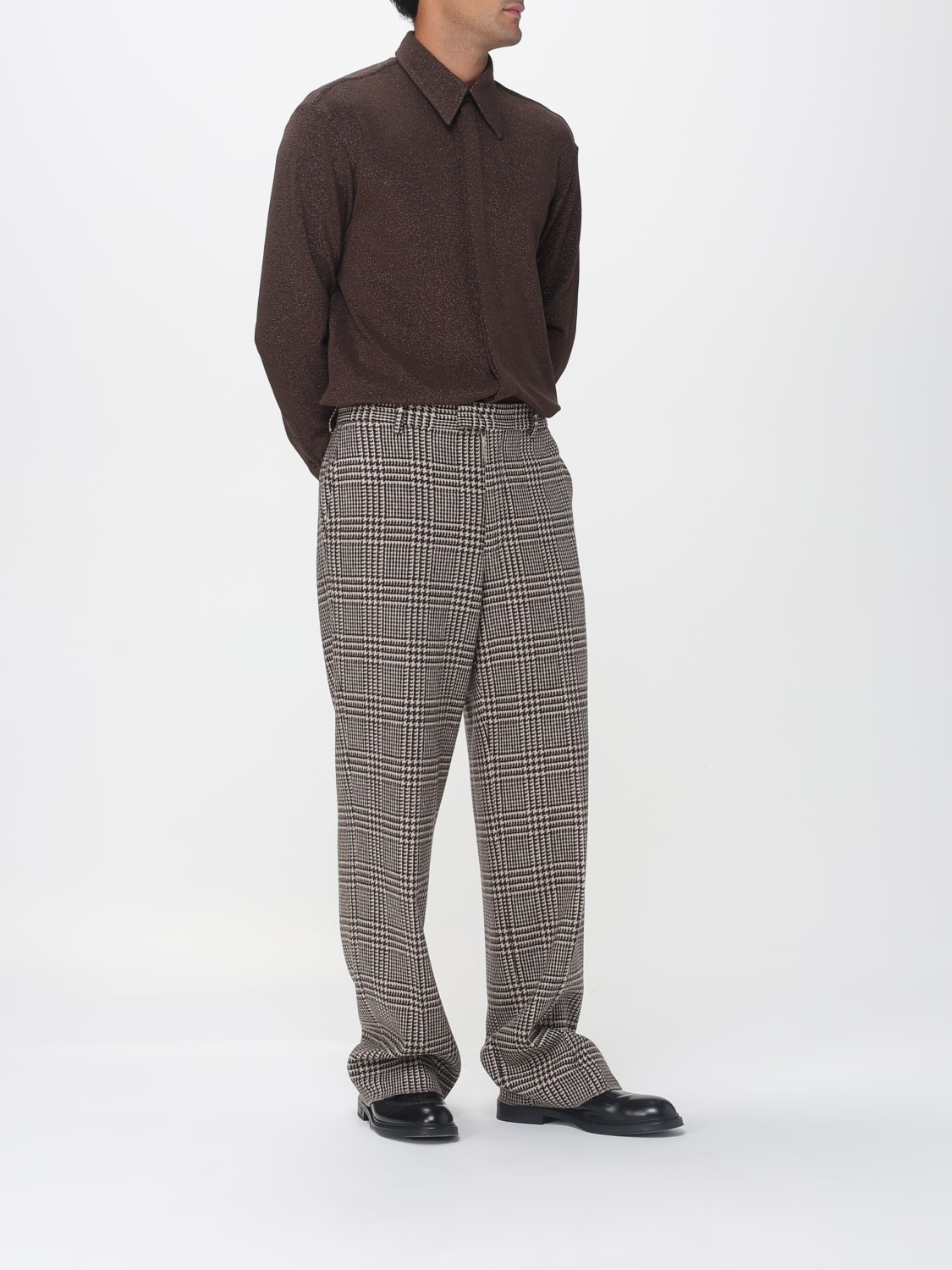 EMPORIO ARMANI PANTS: Pants men Emporio Armani, Brown - Img 2