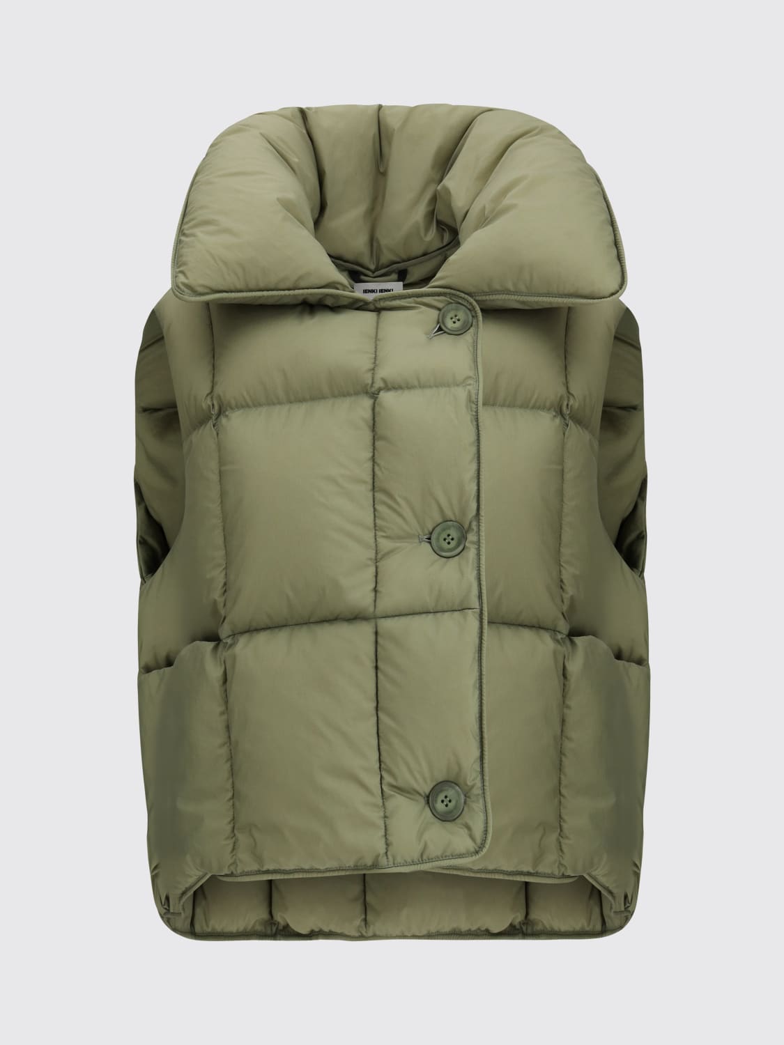 IENKI IENKI WAISTCOAT: Jacket woman Ienki Ienki, Olive - Img 1