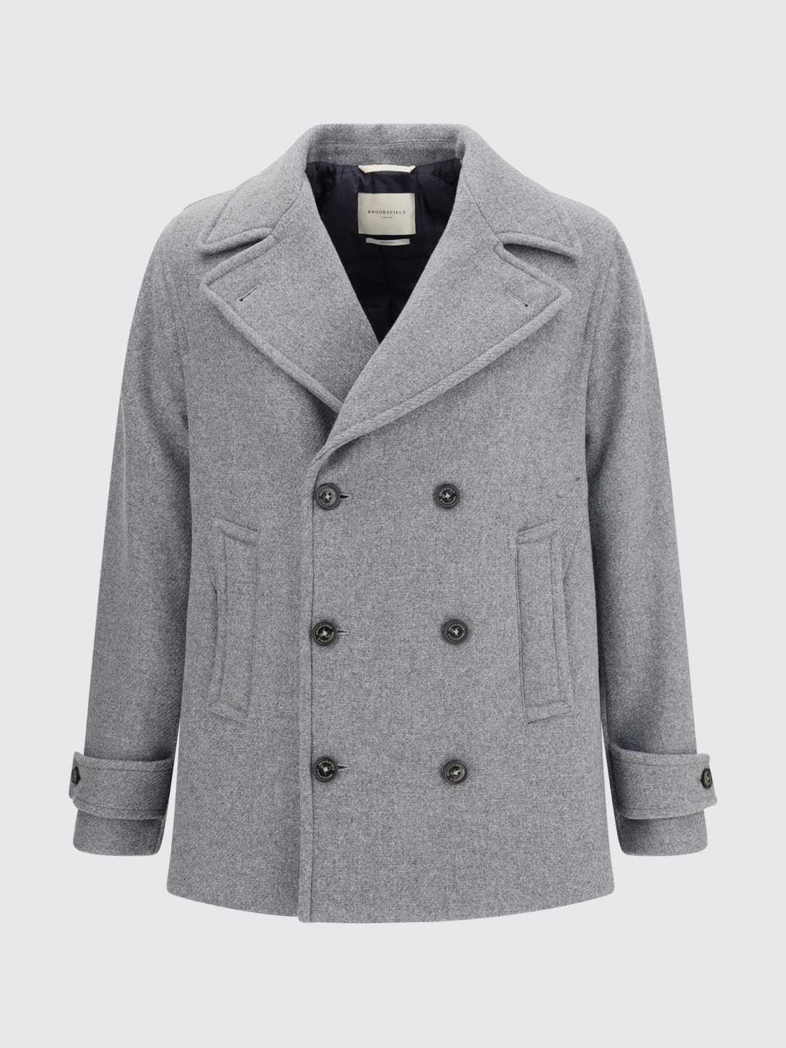 BROOKSFIELD COAT: Coat men Brooksfield, Smoke Grey - Img 1