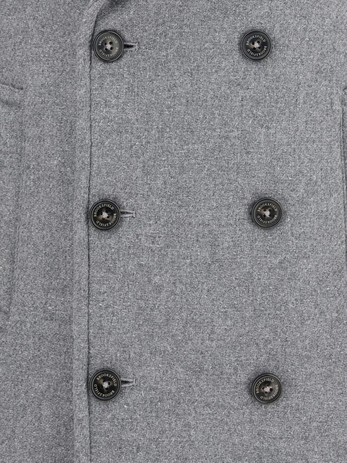 BROOKSFIELD COAT: Coat men Brooksfield, Smoke Grey - Img 3