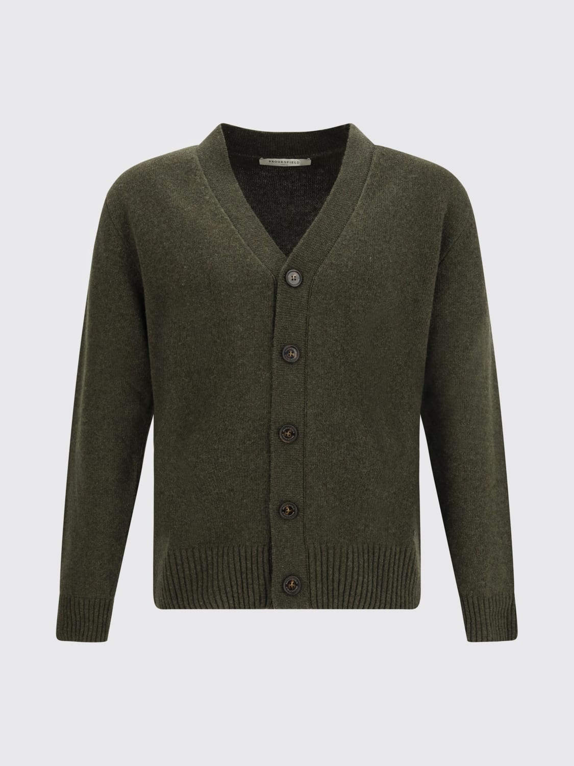 BROOKSFIELD SWEATER: Sweater men Brooksfield, Olive - Img 1