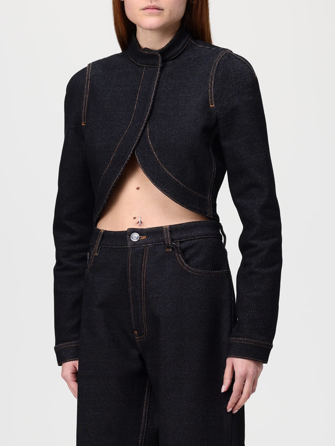 ALAÏA JACKET: Jacket woman AlaÏa, Black - Img 4