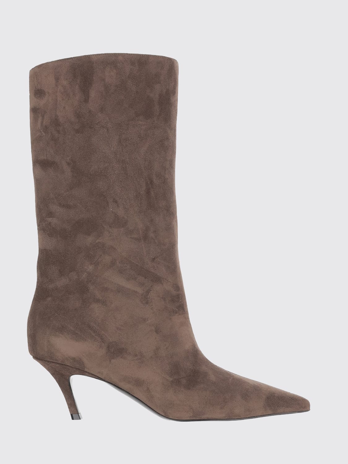 AMINA MUADDI BOOTS: Shoes woman Amina Muaddi, Brown - Img 1