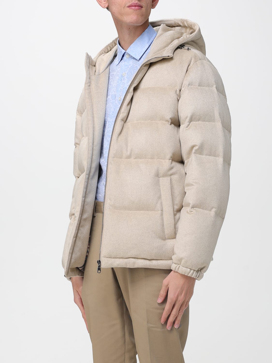 ETRO JACKET: Jacket men Etro, Beige - Img 4