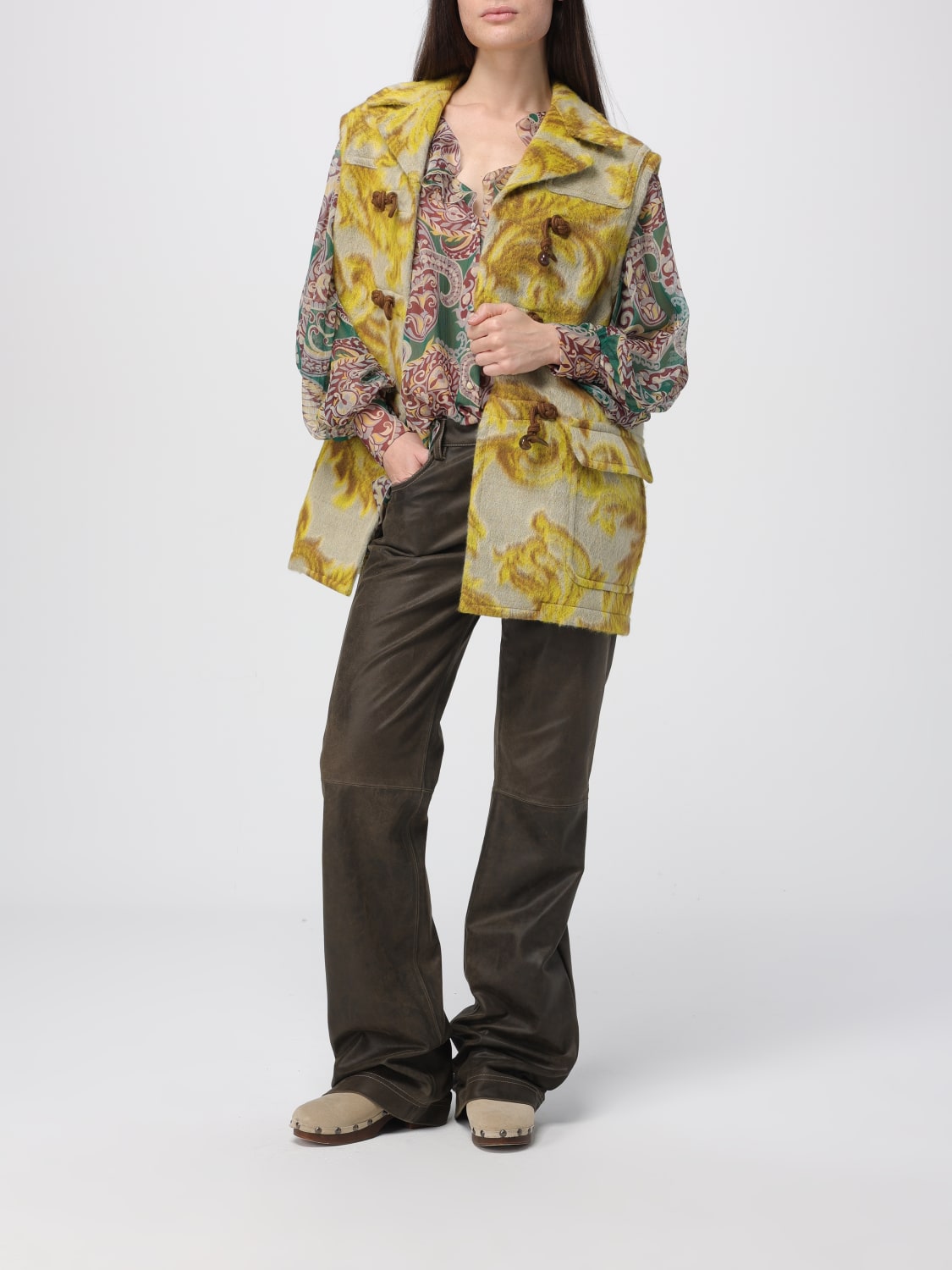 ETRO COAT: Jacket woman Etro, Multicolor - Img 2