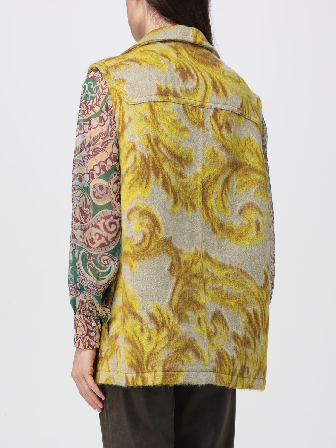 ETRO COAT: Jacket woman Etro, Multicolor - Img 3