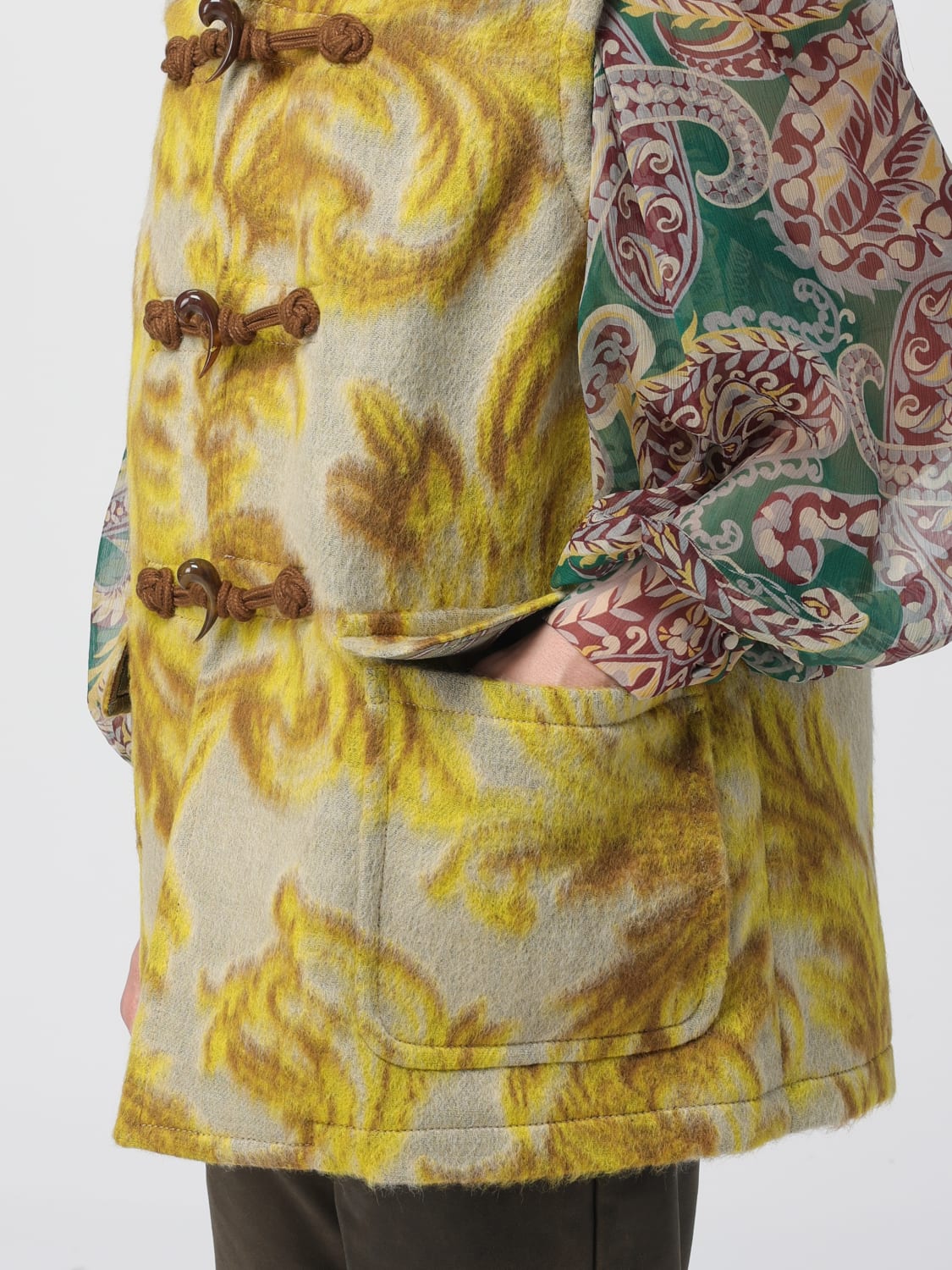 ETRO COAT: Jacket woman Etro, Multicolor - Img 5