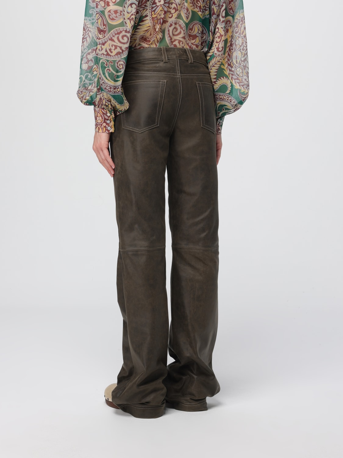 ETRO PANTS: Pants woman Etro, Military - Img 3