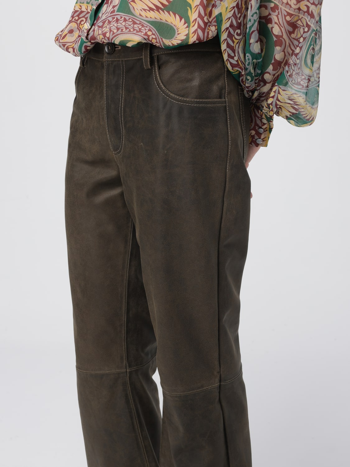 ETRO PANTS: Pants woman Etro, Military - Img 5