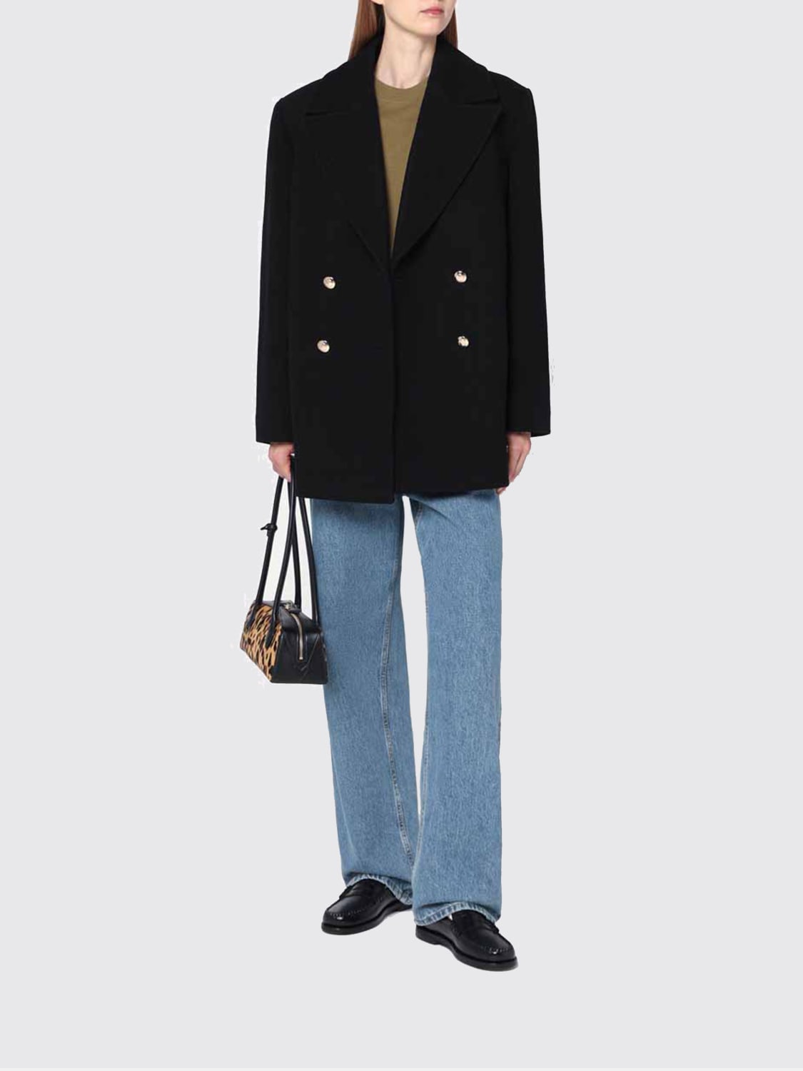 ANINE BING COAT: Coat woman Anine Bing, Black - Img 2