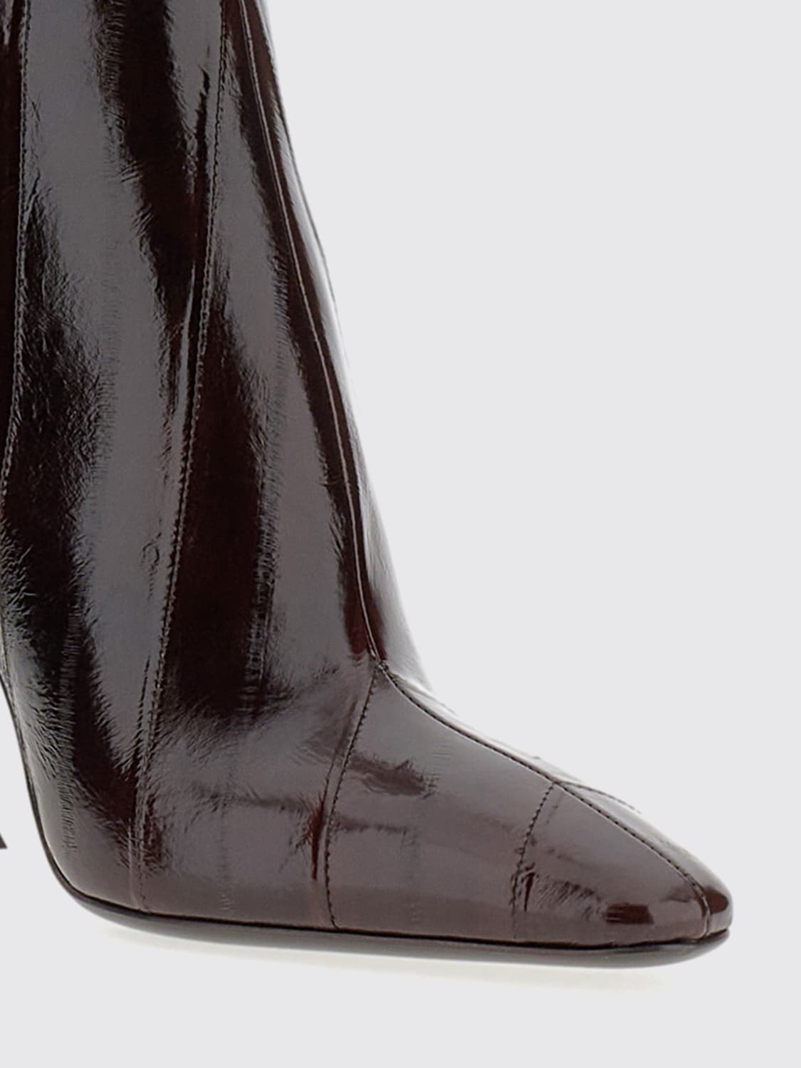 FENDI BOOTS: Flat ankle boot woman Fendi, Brown - Img 4