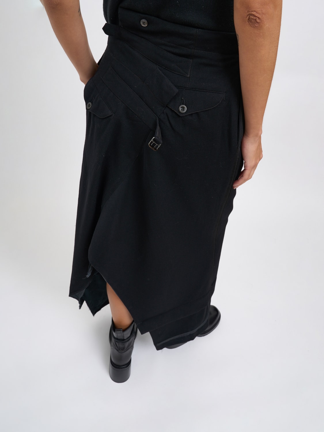 MARC LE BIHAN JUPE: Jupe femme Marc Le Bihan, Noir - Img 5